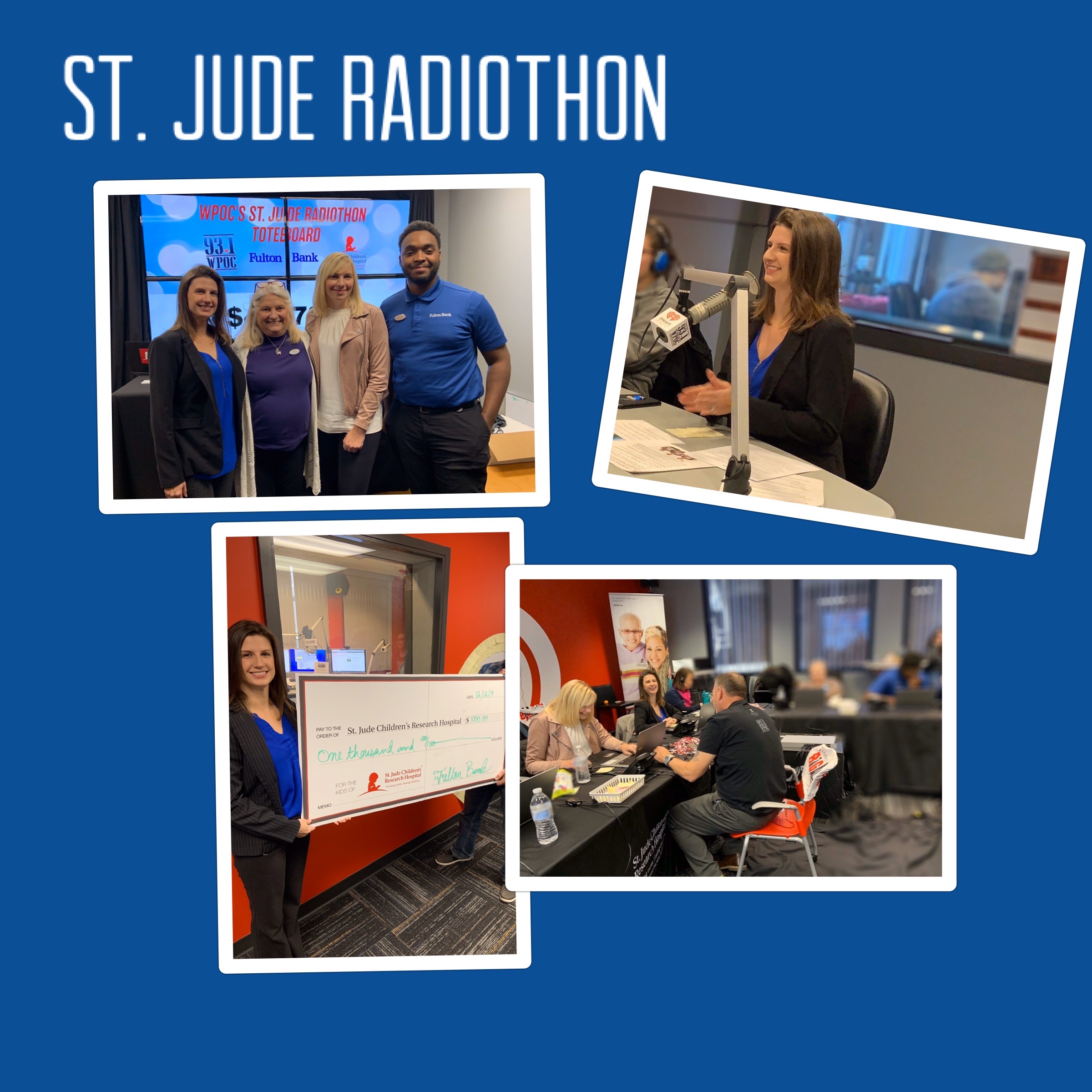 Swiftvest Bank employees volunteer at St. Jude Radiothon